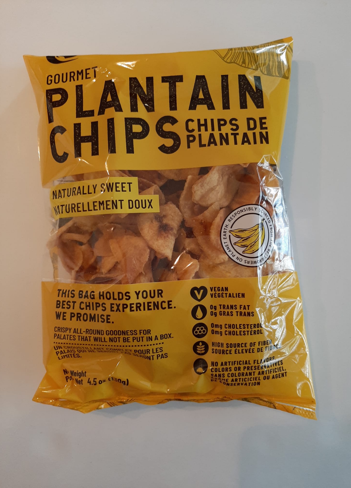 Lot de 5 paquets de chips plantain doux 5x85 grammes épicerie cuisine  africaine